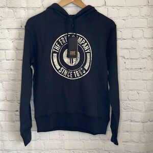 The Frye Company Women’s Circle Logo Black Hoodie size xs New with tags